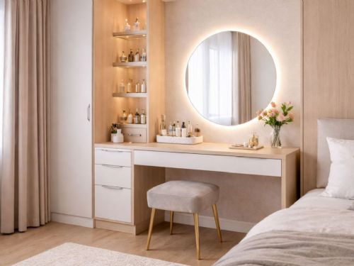 兼顧美感與機能的梳妝台設計，讓日常更有儀式感